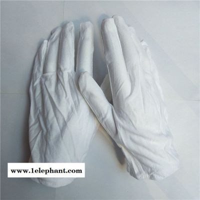 腾达SML白棉手套工厂使用防指纹棉白劳保手套手机厂必用纯棉手套礼仪阅兵白手套珠宝礼仪棉手套成匹白色棉布缝制加厚手套图5