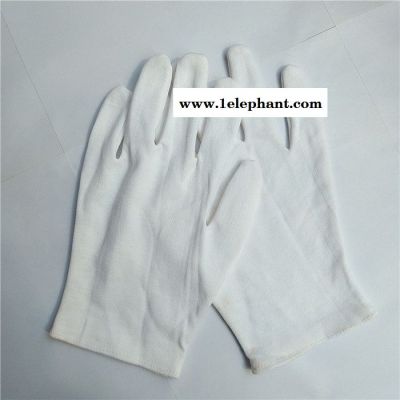 腾达SML白棉手套工厂使用防指纹棉白劳保手套手机厂必用纯棉手套礼仪阅兵白手套珠宝礼仪棉手套成匹白色棉布缝制加厚手套图4