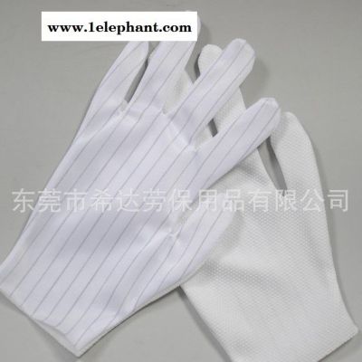 直销手套点塑点胶防滑1.0防静电手套劳保手套电子厂图2