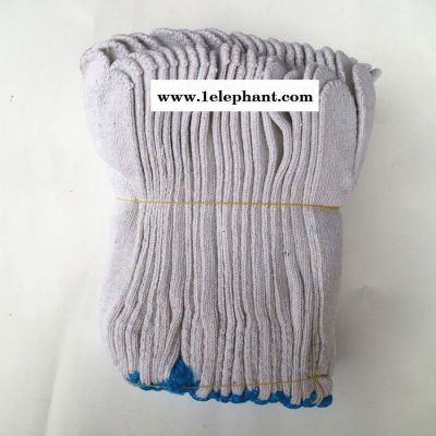 **500克灯罩棉电脑十针加密耐磨加厚蓝边线手套**棉纱工业普通劳保手套图2