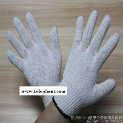 **手套出口400克A级灯罩棉纱线手套(黑色边)劳保手套图2