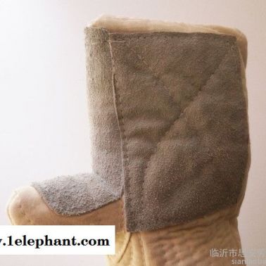 纯棉耐高温帆布手闷子隔热手套铝厂冶炼厂耐高温防护手套劳保手套
