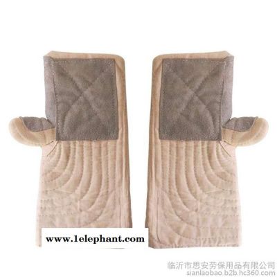 纯棉耐高温帆布手闷子隔热手套铝厂冶炼厂耐高温防护手套劳保手套图3
