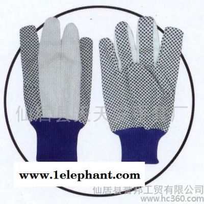 天天安非一次性手套帆布+PVC24-26劳保手套小额假一赔十图3