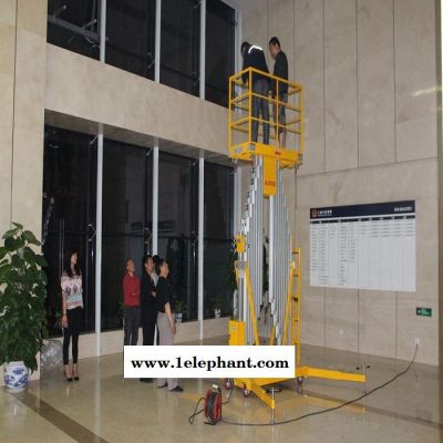 北京捷倢JJIE升降机GTWY24m升降机厂家 多桅柱式铝合金升降机 出租升降机图4