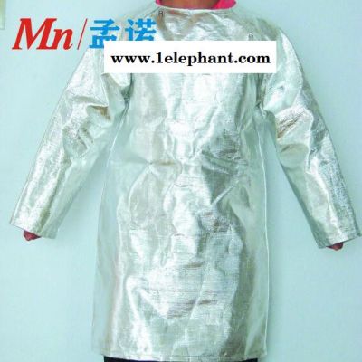 铝箔反穿围裙 隔热服大褂Mn-fc1000 防火围裙倒褂  1000度防火隔热服图2