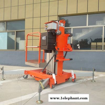 菏泽市捷倢JJIEGTWY10升降机 菏泽市移动式双柱升降机规范 双桅柱式升降机20m升降机升降机厂家 铝合金升降机厂家图4