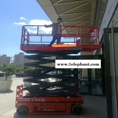 烟台市捷倢JJIE升降机批发 移动式铝合金升降机 捷倢JJIEGTWY12升降机批发 移动式升降机 出租升降机图3