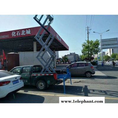 宇恒SJD车载式升降机 移动剪叉式升降机 道路维修升降机 移动式升降机专业定制图2