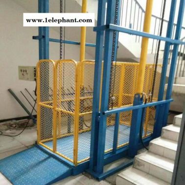 英大 导轨式电动升降机 导轨式升降机 液压货梯升降机