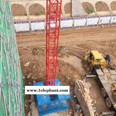 施工升降机 建筑工地物料升降机盖房上料提升机 龙门架升降机单柱双笼升降机图4