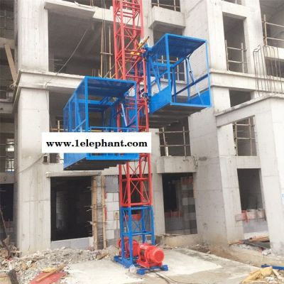 施工升降机 建筑工地物料升降机盖房上料提升机 龙门架升降机单柱双笼升降机图8