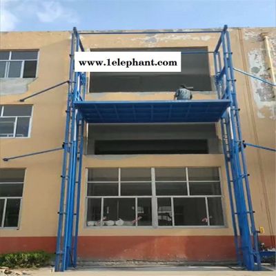 专业定做液压载货升降机 车间厂房上下楼载货用导轨式升降机 升降平台图6