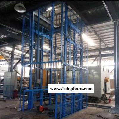 英大 仓库液压升降货梯 小型货梯升降机 导轨式升降机