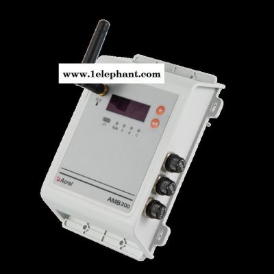 安科瑞AMB200-LR低压母线测温装置 RS485通讯多路温湿度测试红外线通讯预警及报警功能图2