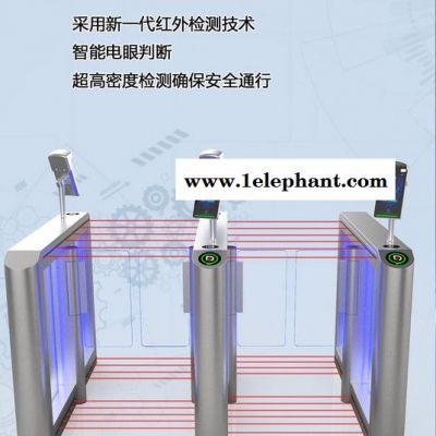 北京龙鼎瑞通 天津人脸识别安检闸机 北京地铁刷卡闸机 速通门识别控制图2