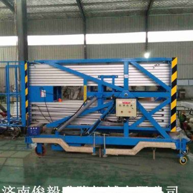 俊毅SJY 移动铝合金升降机 双桅柱铝合金升降机 电动铝合金升降机