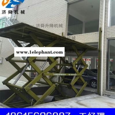 济舜JSG-10 固定剪叉升降机电动液压升降平台汽车举升机厂房上货升降机仓库升降机定制双剪叉升降机图3