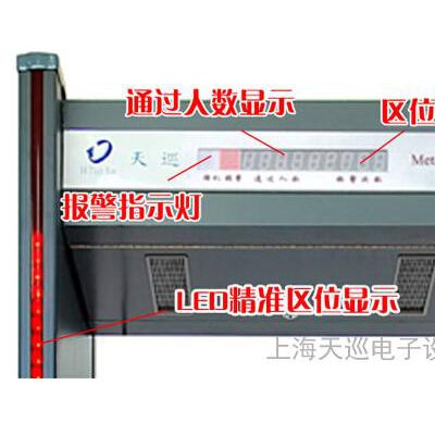 天巡TX-200PW数码型金属探测安检门图3