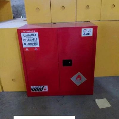 存放酒精 洗板水 强酸碱 防腐蚀品 易燃品 危险化学品储存柜子 消防安检必备图4