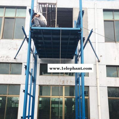 北京龙宇链条式货物提升机导轨液压车间楼层升降货梯大吨位物料升降机图5