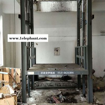 北京龙宇链条式货物提升机导轨液压车间楼层升降货梯大吨位物料升降机图3