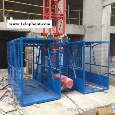 河南升降机厂家郑州双笼施工升降机物料提升机双吊篮提升机周口租赁升降机图5