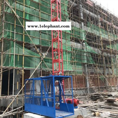 单柱单笼提升机 施工升降机 龙门架升降机 建筑物料提升机 井架式提升机 升降机平台图5