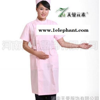 粉红色护士服 药店工作服 长袖医生护士服 秋季护士服定做医护服图3