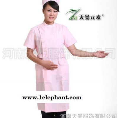粉红色护士服 药店工作服 长袖医生护士服 秋季护士服定做医护服图2