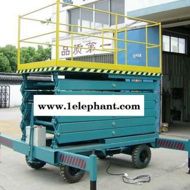 淄博移动剪叉式升降机电动液压登高车龙宇定制高空作业维修梯施工升降机