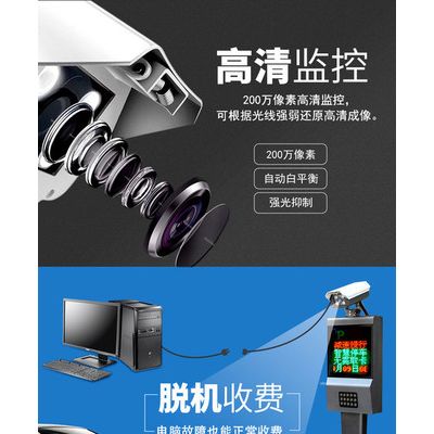 供应西安渭南延安宝鸡徐州百胜IST06车牌识别机 道闸系统停车场收费系统平移门电机智能道闸车牌识别系统图5
