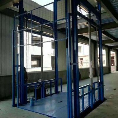 新盛SJD 厂房液压升降机 货梯升降机 导轨式升降平台图1