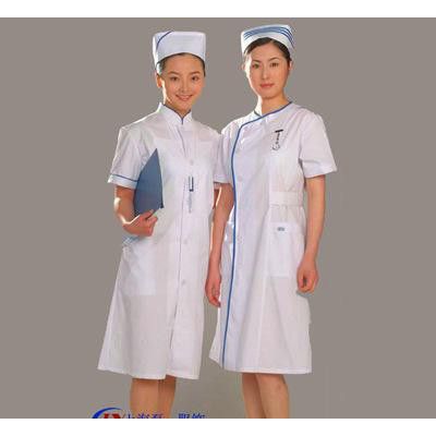 低价定做夏季短袖医生护士服涤棉白大褂医院手术服定制订做图3