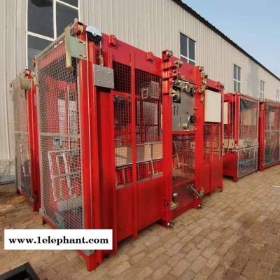 SC100齿条式升降机  施工升降机 建筑物料升降机 一柱两吊货梯厂家图4