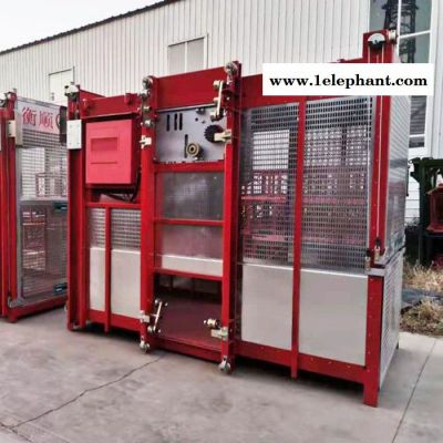 衡顺 厂家供应 施工升降机 SC200/200型施工电梯 配置楼层呼叫器 人脸识别系统图5