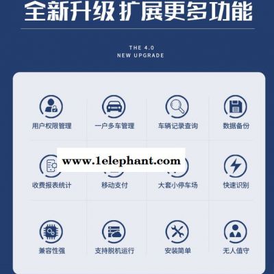 卓弛小区门禁停车场智能道闸自动车牌识别系统智能停车场收费管理系统起落升降**图2