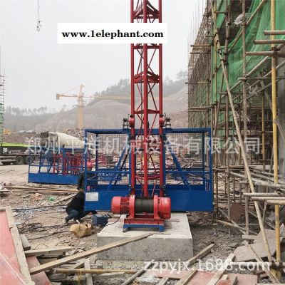 施工升降机 自升式门架升降机 建筑工地上料提升机 单柱单笼上料机图5