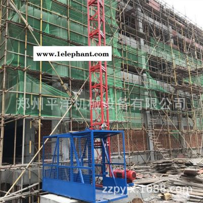 施工升降机 自升式门架升降机 建筑工地上料提升机 单柱单笼上料机图3