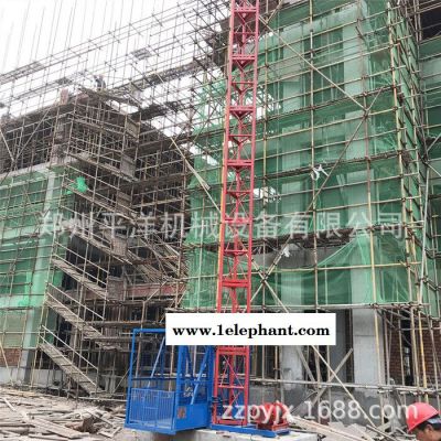 施工升降机 自升式门架升降机 建筑工地上料提升机 单柱单笼上料机图2
