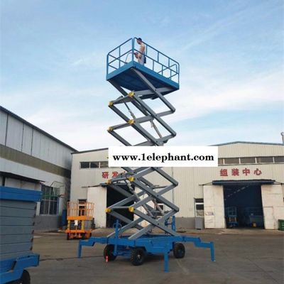浩顺SJY0.5-12 移动剪叉式升降机高空作业升降平台电动液压升降机维修安装登高梯升降台图3
