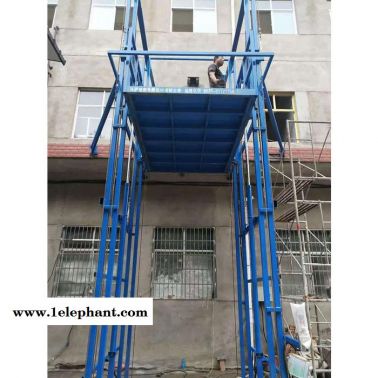 旭鼎SJD 厂房用简易升降货梯 导轨电动液压升降机 载重2吨液压货梯