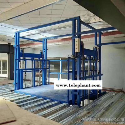 德斯沃SJG生产液压8吨大型仓库液压升降运输平台导轨式升降货梯 导轨升降机图8