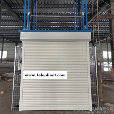 德斯沃SJG生产液压8吨大型仓库液压升降运输平台导轨式升降货梯 导轨升降机图3
