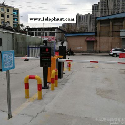 鸿海顺HHS-01 济南道闸厂家 济南起落杆道闸车牌识别系统安装小区|栅栏杆道闸定做图2