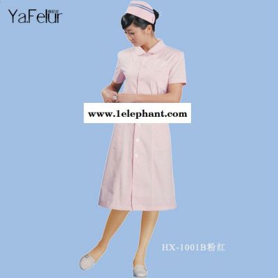 夏季护士服短袖 美容院工作服 女护士白大褂药店服定做图4
