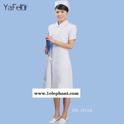夏季护士服短袖 美容院工作服 女护士白大褂药店服定做图6