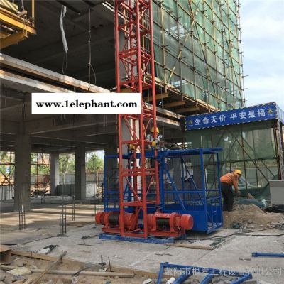 根发物料提升机施工升降机单柱单笼升降机单柱双笼升降机 建筑工地上料机 **图5