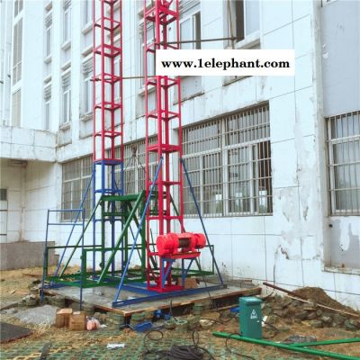 载重1吨龙门架 载重2吨双吊笼升降机 工地上料提升机 齿条式升降机 垂直输送提料机图2