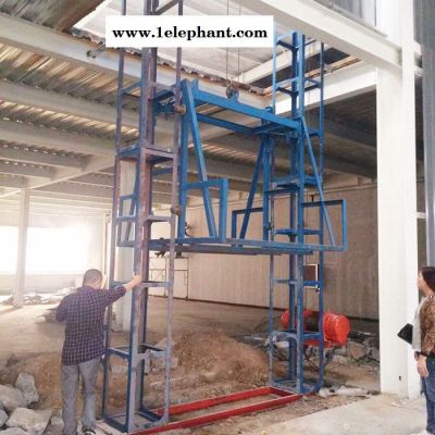 载重1吨龙门架 载重2吨双吊笼升降机 工地上料提升机 齿条式升降机 垂直输送提料机图6